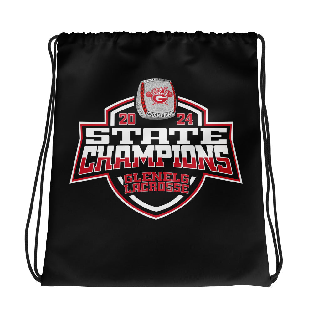 Glenelg High School Lacrosse -Men's 2024 Drawstring bag