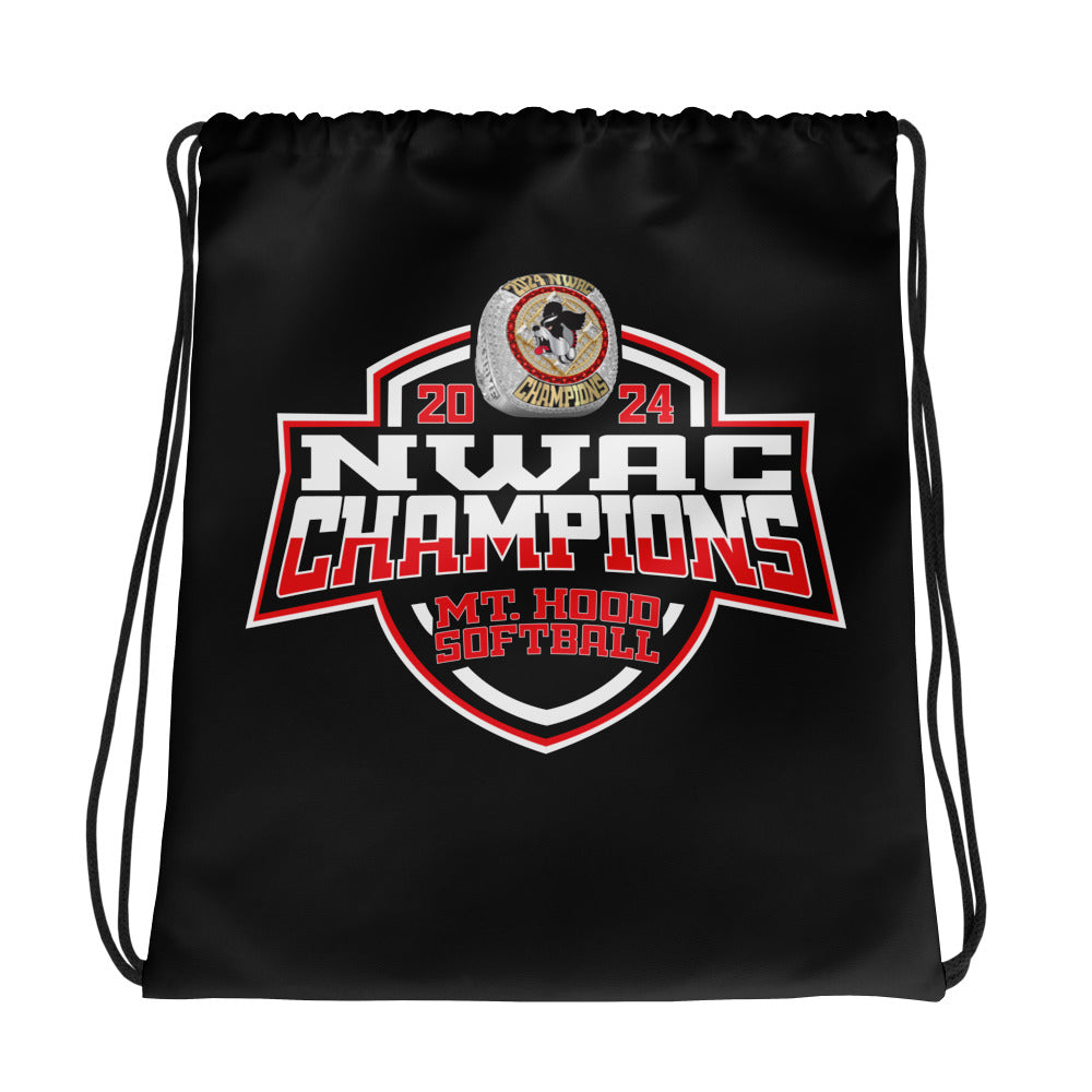 Mount Hood Community College Softball - Women's 2024 Drawstring bag
