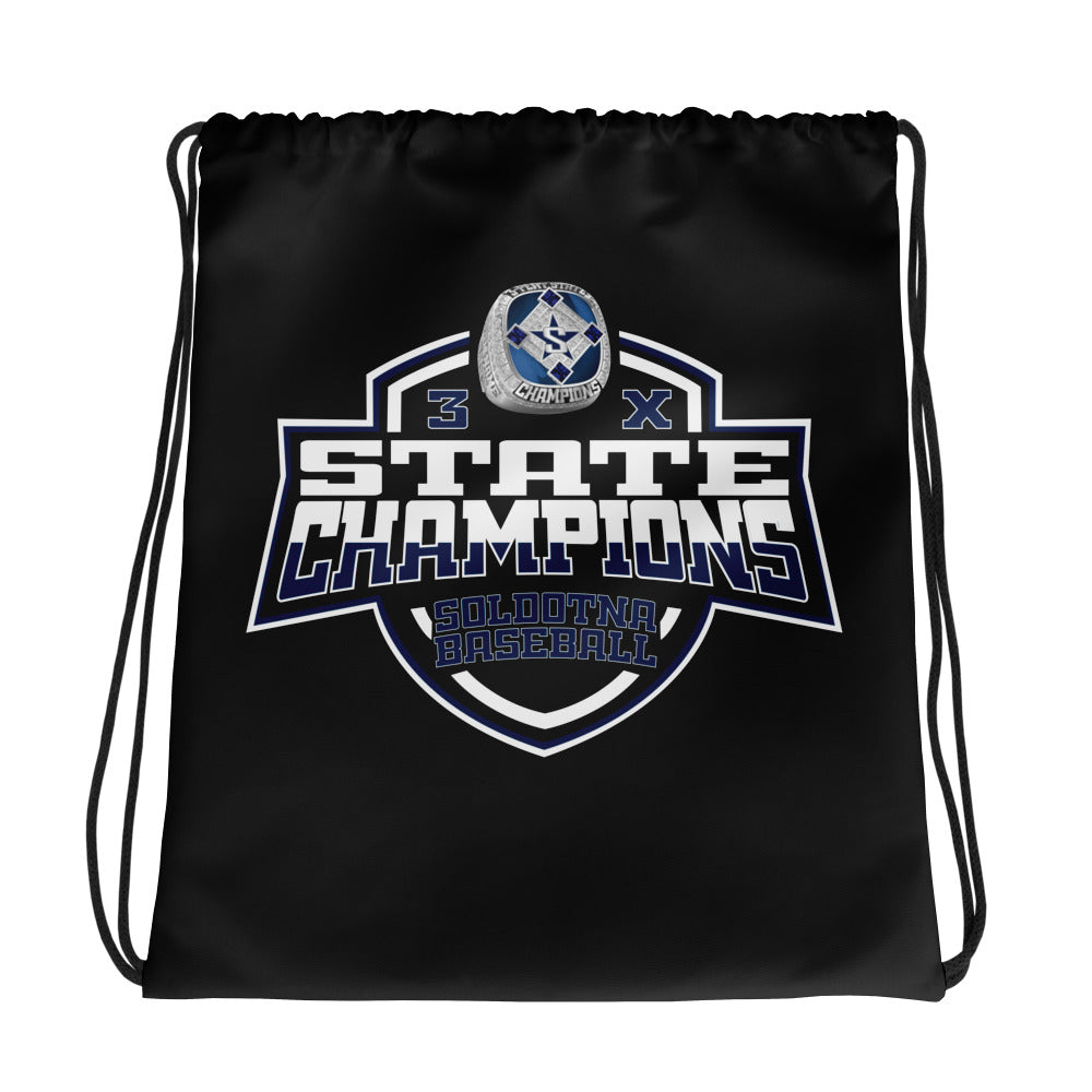 Soldotna High School Baseball 2024 Drawstring bag