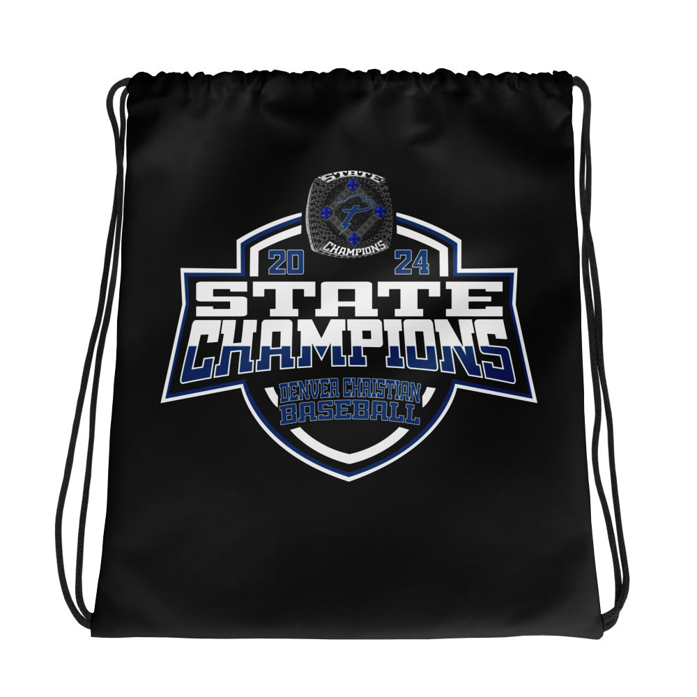 Denver Christian High School Baseball 2024 Drawstring bag
