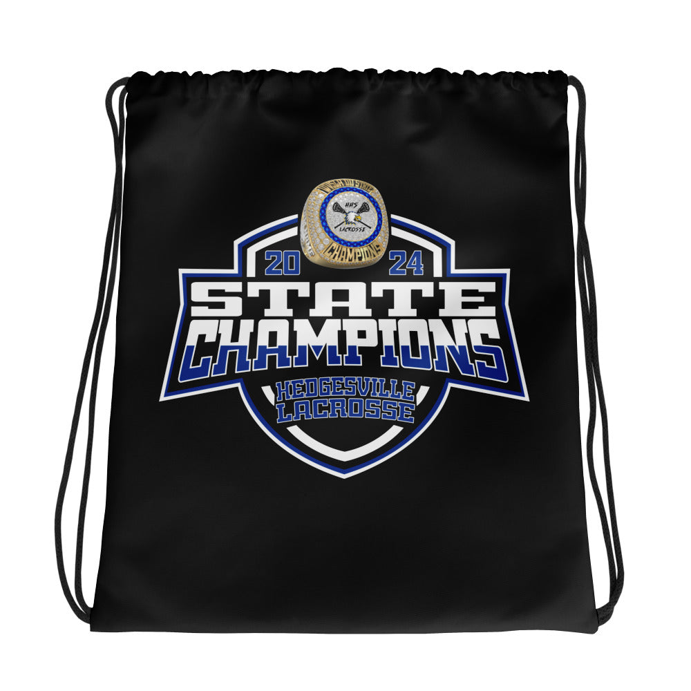 Hedgesville High School Lacrosse -Men's 2024 Drawstring bag