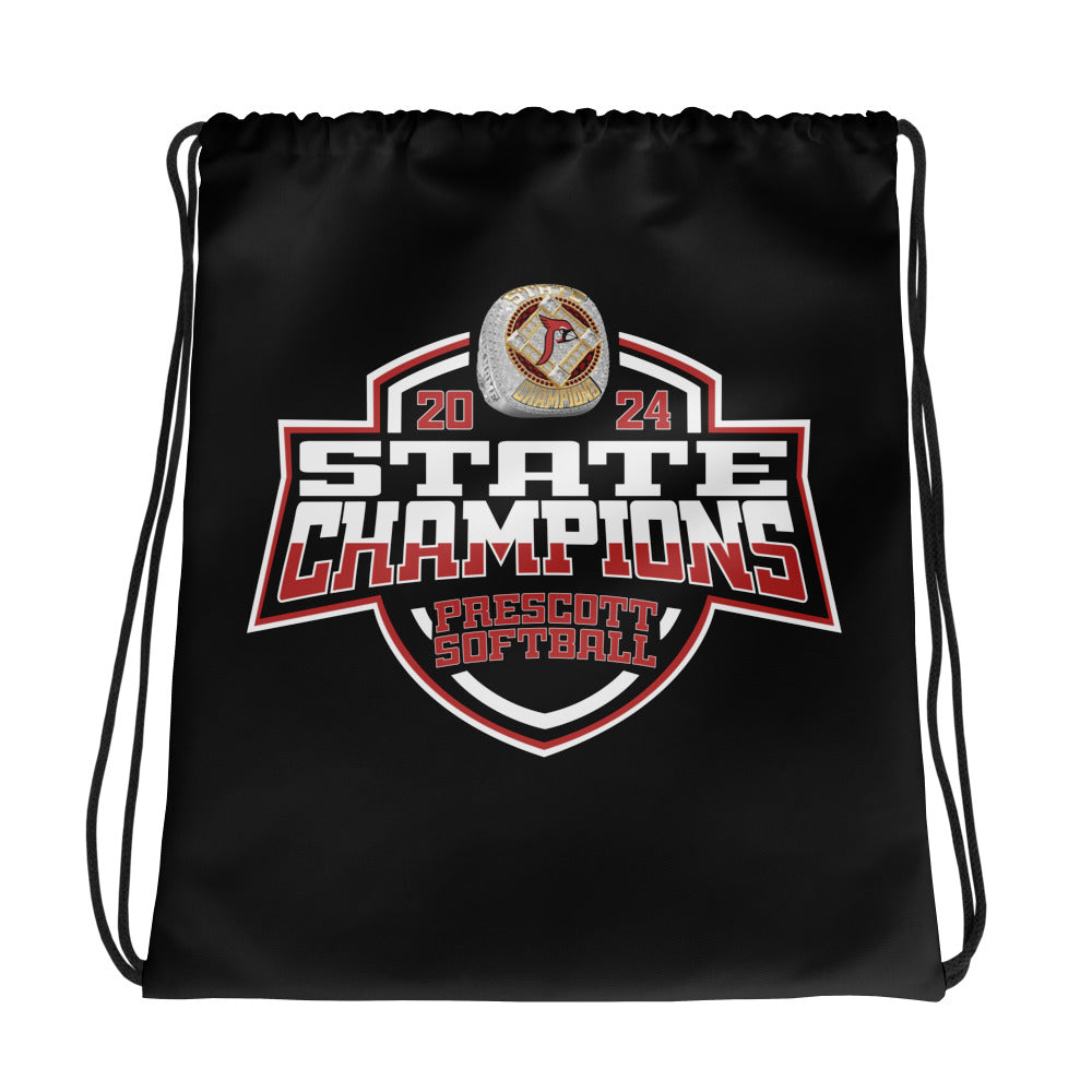 Prescott High School Softball - Women's 2024 Drawstring bag