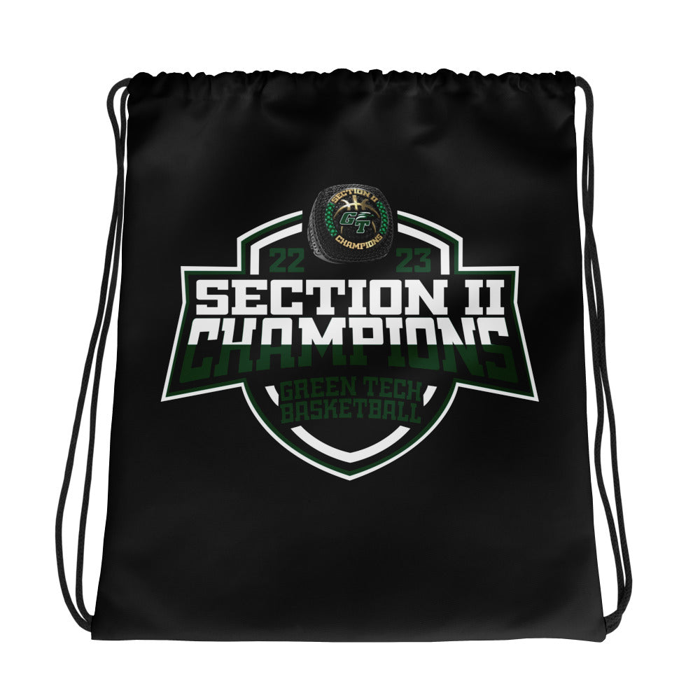 Green Tech High Charter School Basketball -Men's 2023 Drawstring bag
