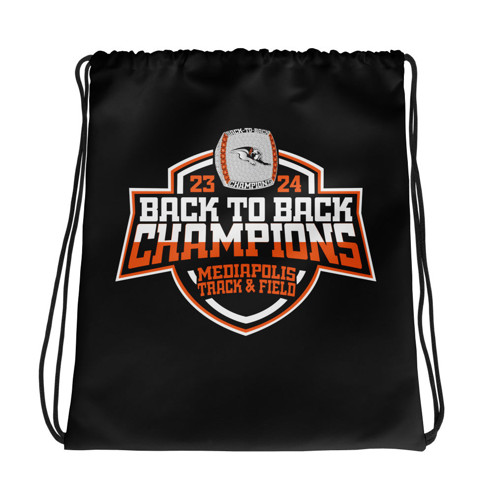 Mediapolis High School Track & Field -Men's 2024 Drawstring bag