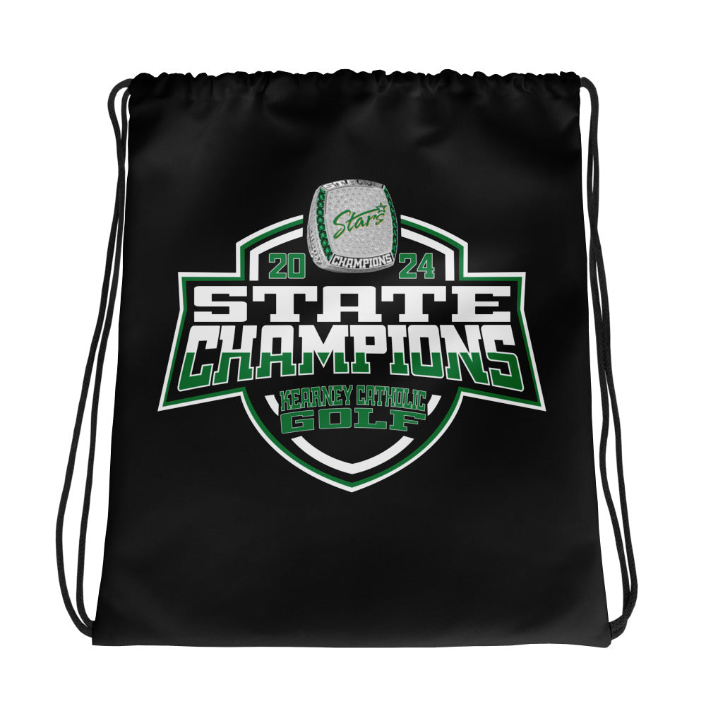Kearney Catholic High School Golf -Men's 2024 Drawstring bag