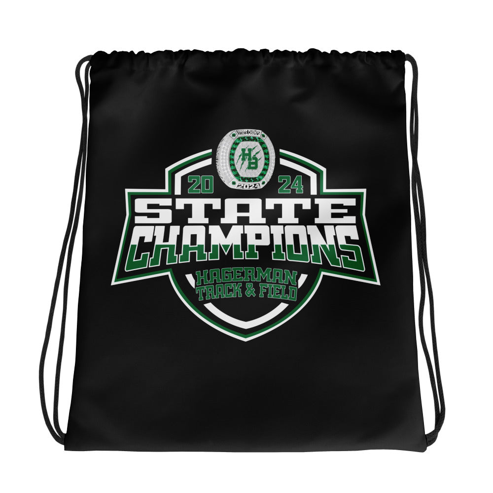 Hagerman High School Track &amp; Field -Men's 2024 Drawstring bag