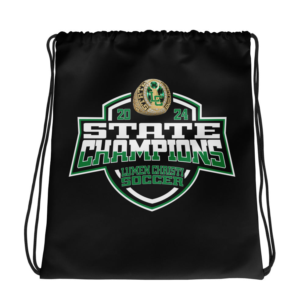 Lumen Christi Catholic School (High School) Soccer -Women's 2024 Drawstring bag