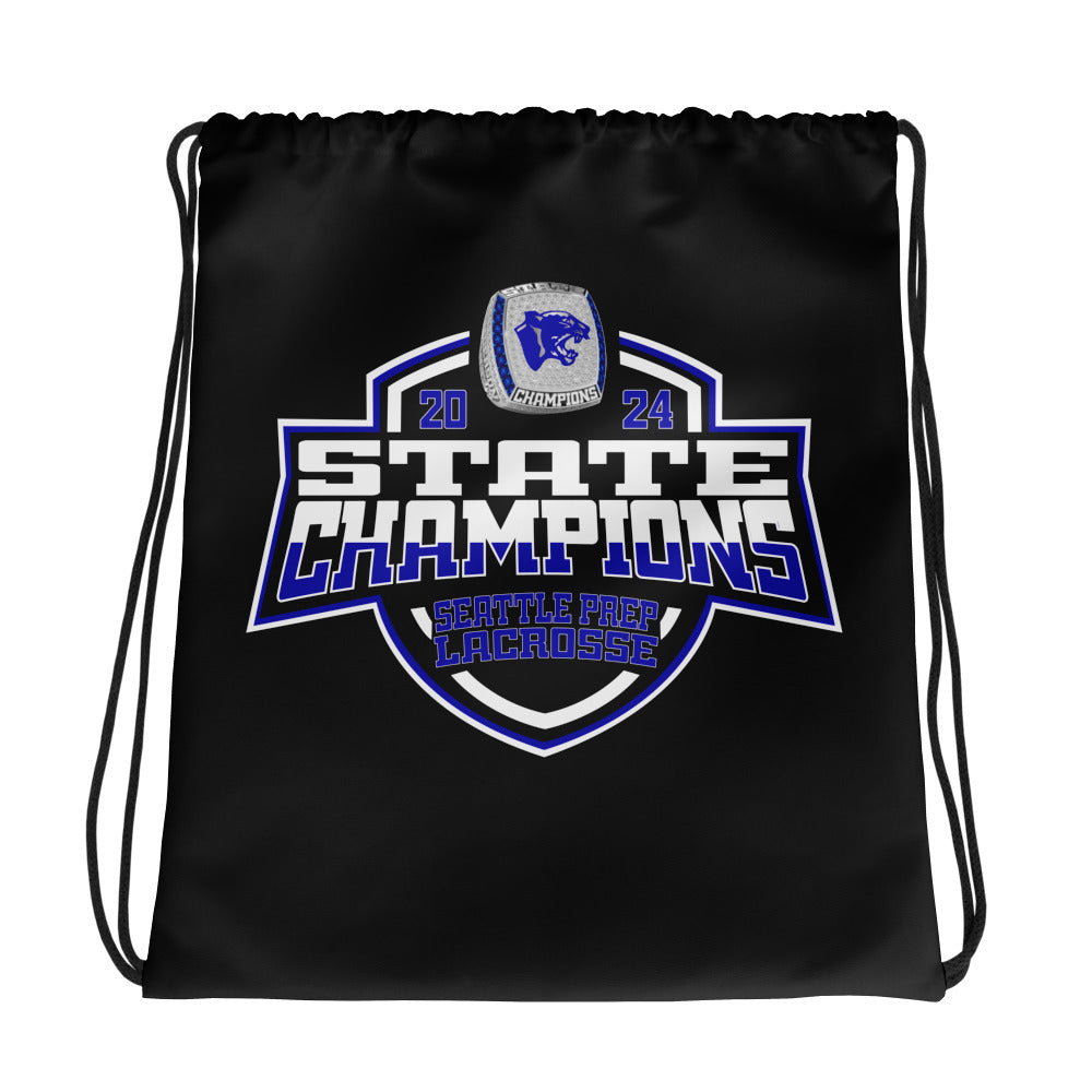 Seattle Preparatory School Lacrosse -Men's 2024 Drawstring bag