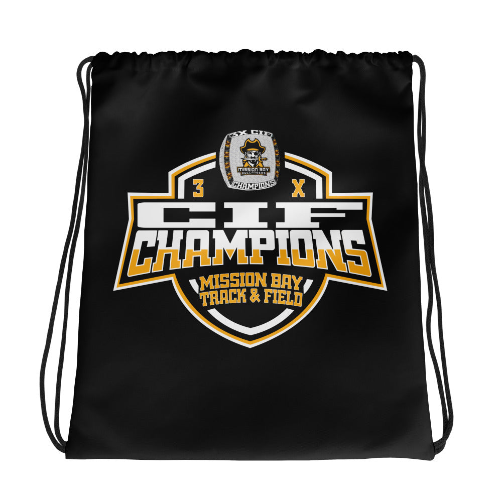Mission Bay High School Track &amp; Field -Coed 2024 Drawstring bag