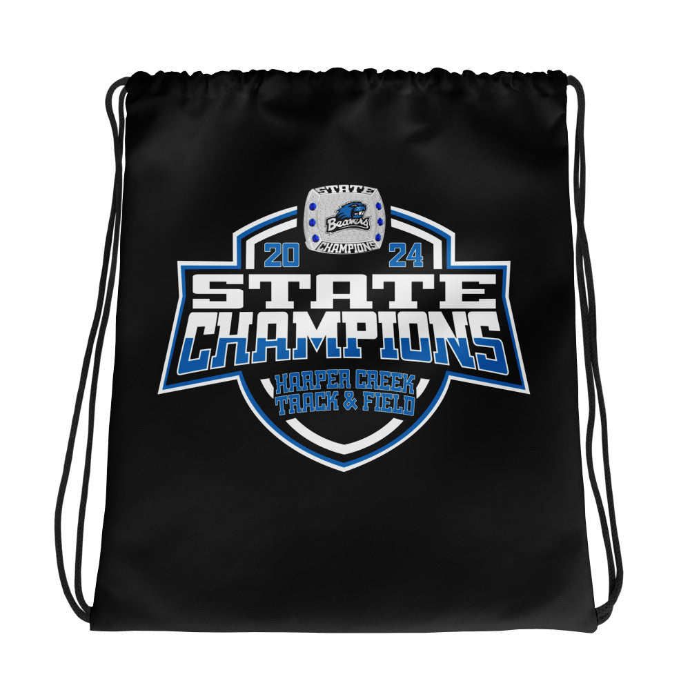 Harper Creek High School Track &amp; Field -Coed 2024 Drawstring bag