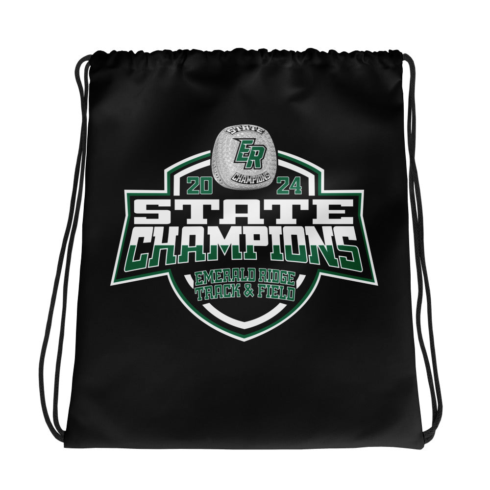 Emerald Ridge High School Track &amp; Field -Women's 2024 Drawstring bag