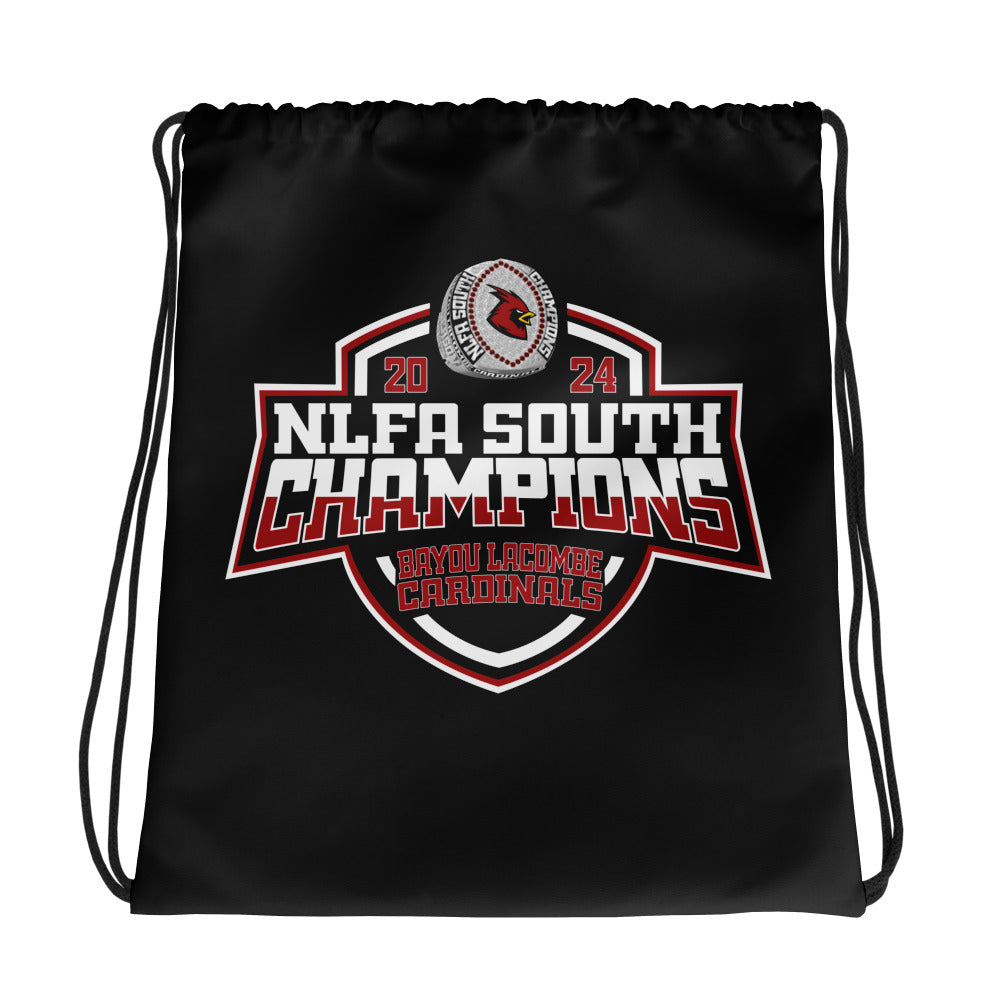 Bayou Lacombe Cardinals Football 2024 Drawstring bag