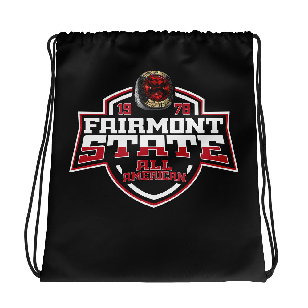 Chris Humphries Fairmont State College Football 1981 Drawstring bag