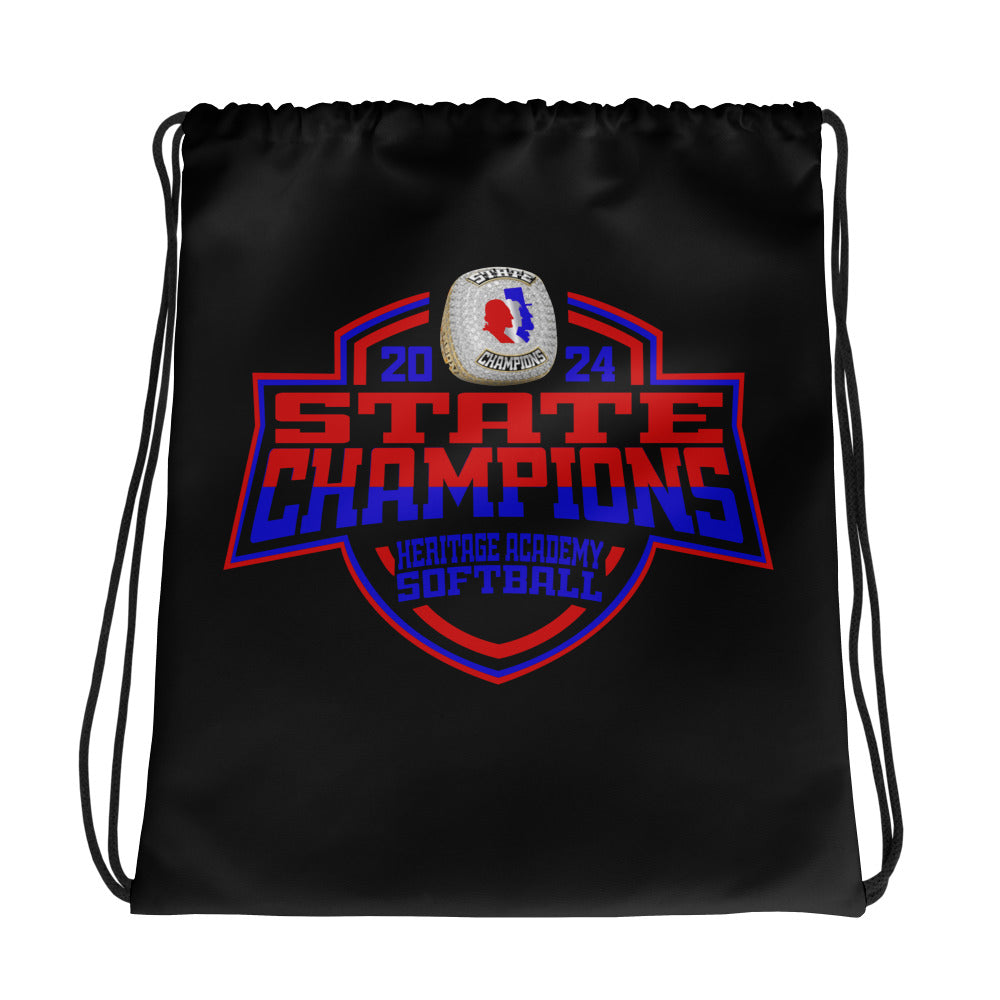 Heritage Academy High School-Maricopa Campus Softball - Women's 2024 Drawstring bag