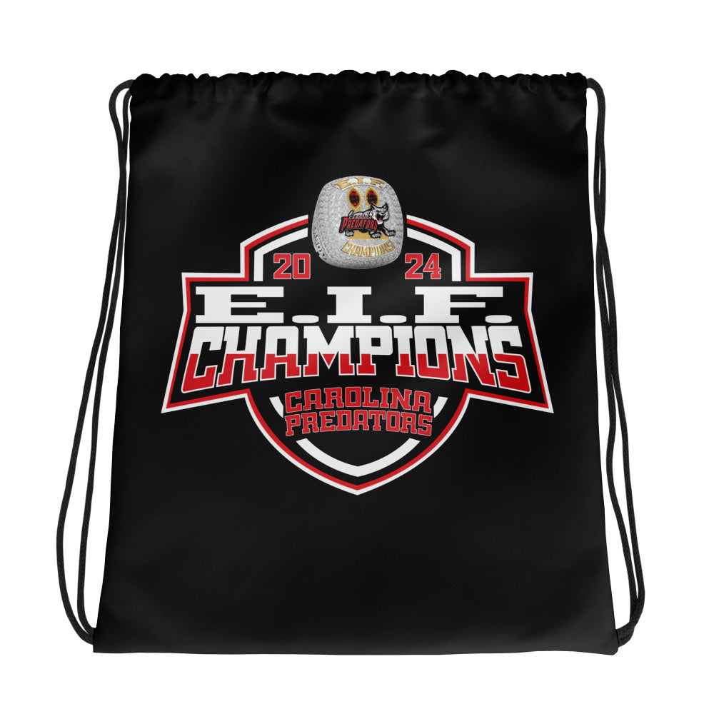 Carolina Predators Football 2024 Drawstring bag