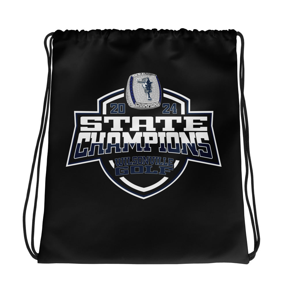 Wilsonville High School Golf -Women's 2024 Drawstring bag