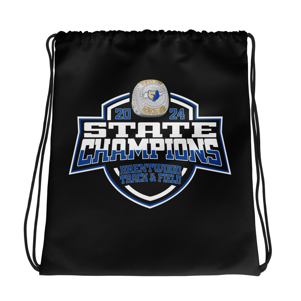 Brentwood High School Track & Field -Men's 2024 Drawstring bag