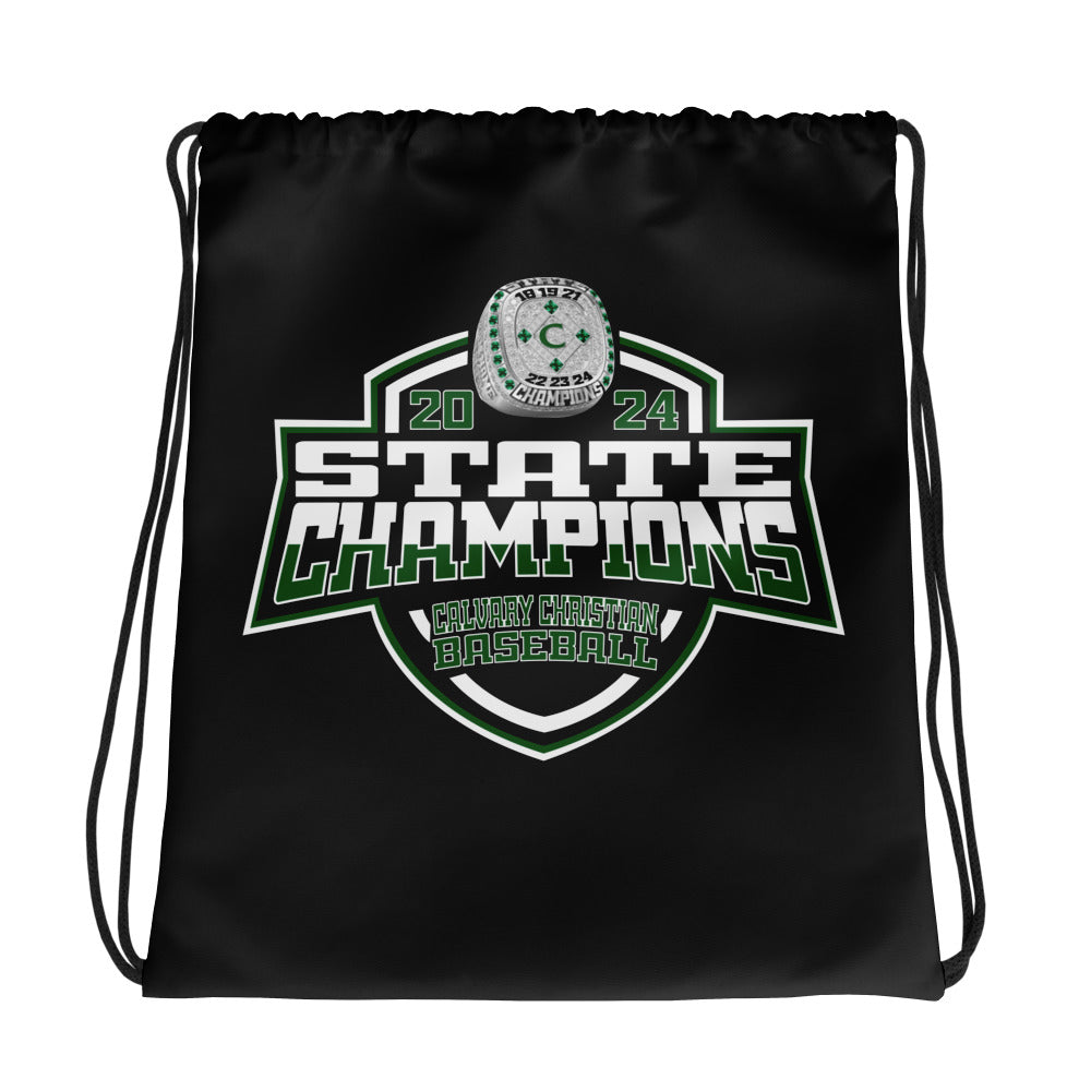 Calvary Christian High School Baseball 2024 Drawstring bag