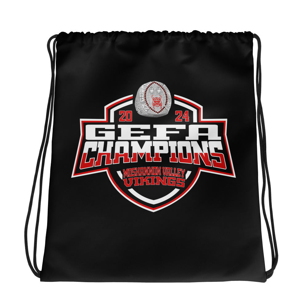 Moshannon Valley Vikings Football 2024 Drawstring bag