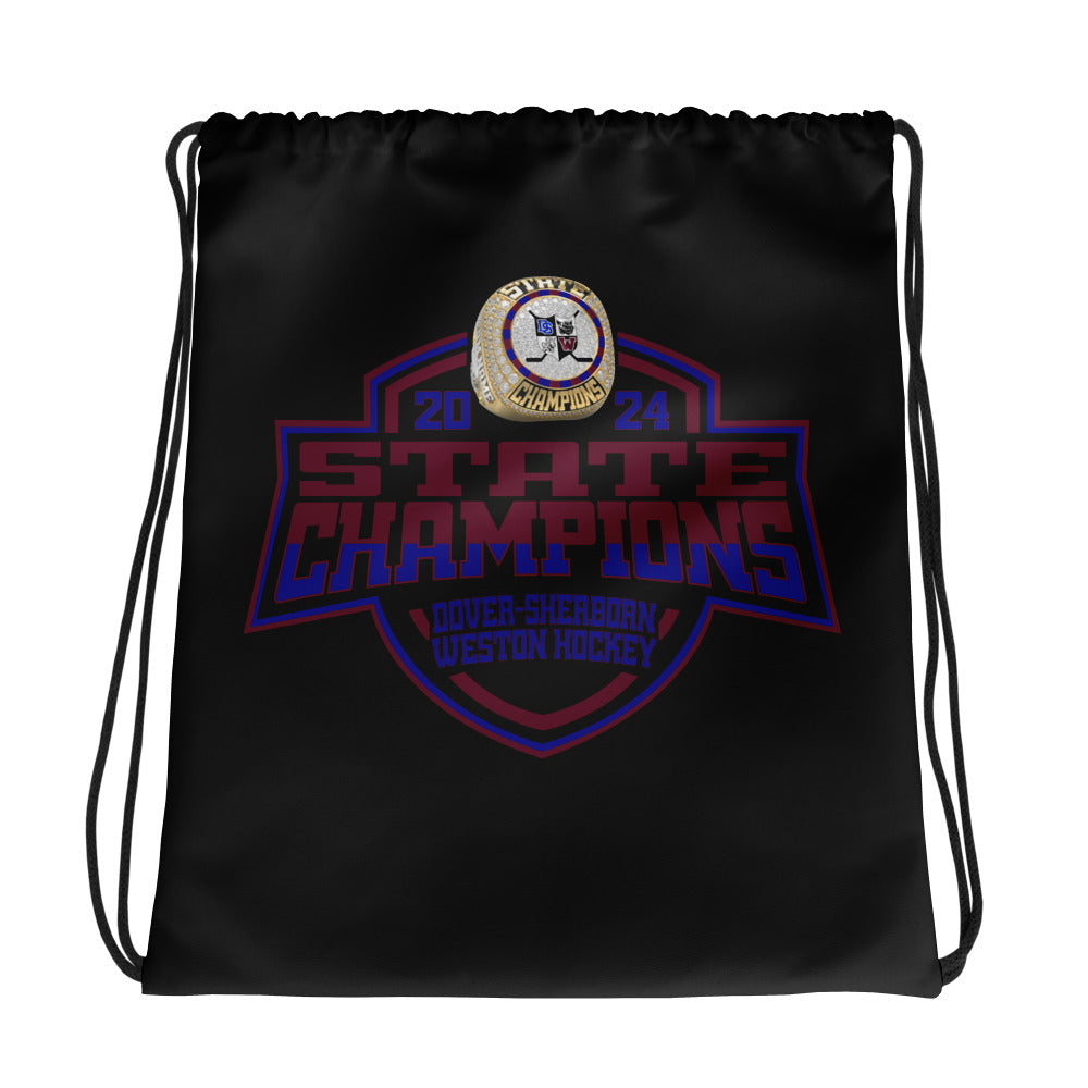 Dover-Sherborn/Weston Hockey -Men's 2024 Drawstring bag