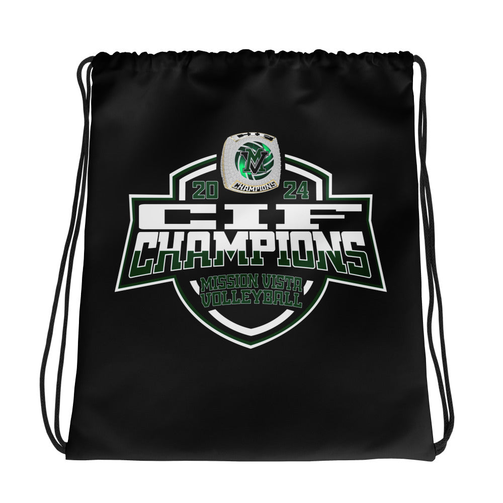 Mission Vista High School Volleyball -Men's 2024 Drawstring bag