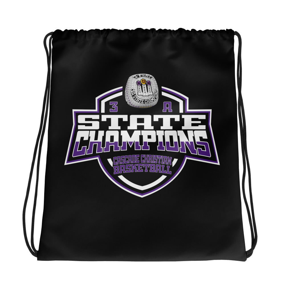 Cascade Christian High School Basketball -Men's 2024 Drawstring bag