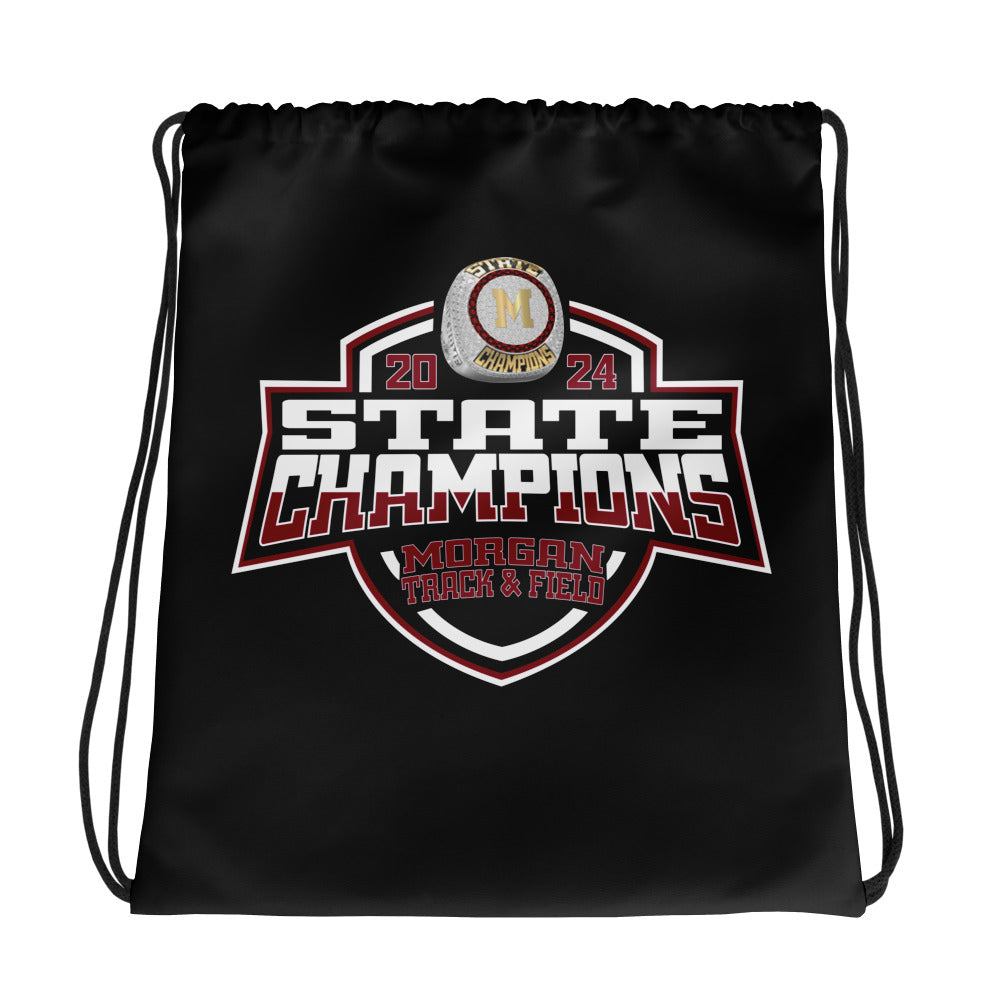 Morgan High School Track & Field -Men's 2024 Drawstring bag