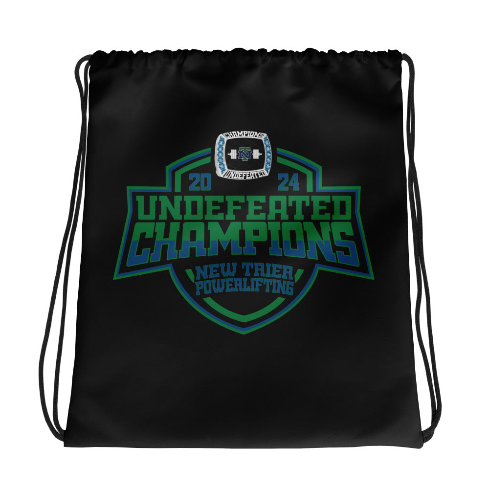 New Trier High School Powerlifting 2024 Drawstring bag