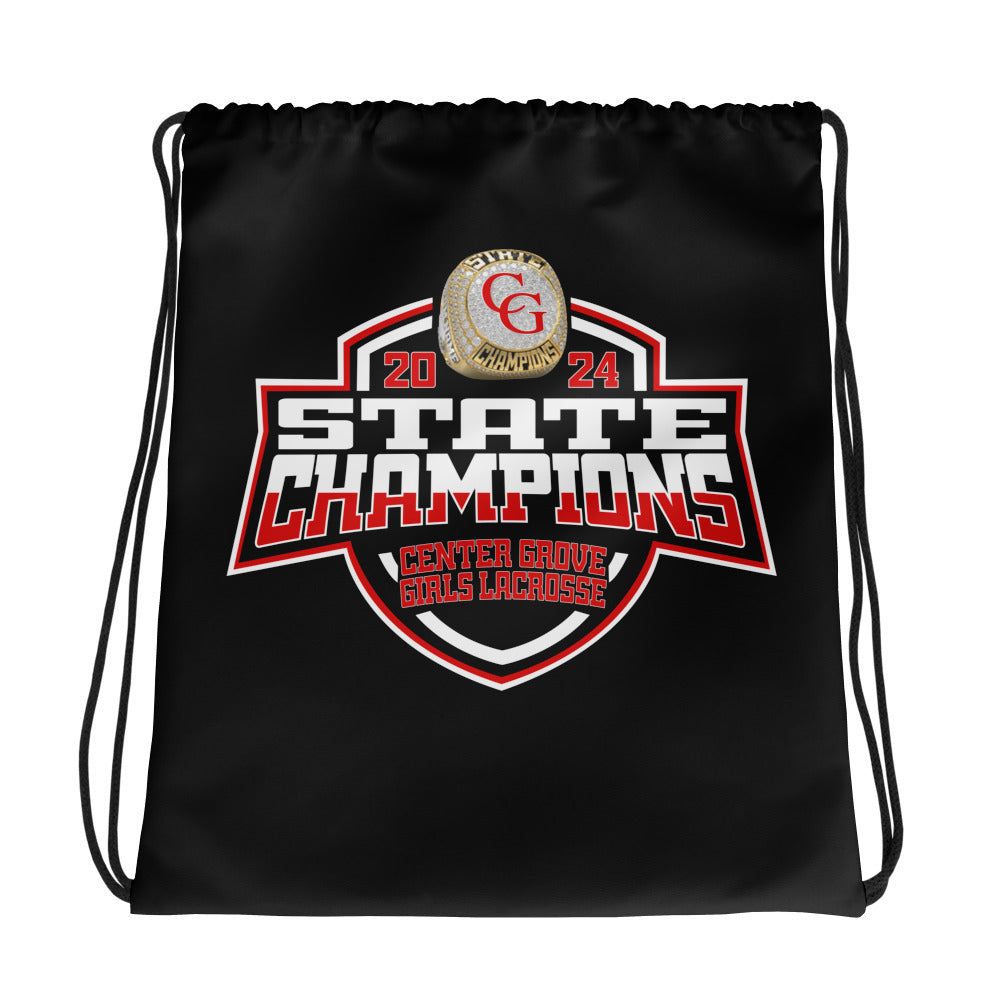 Center Grove High School Lacrosse -Women's 2024 Drawstring bag