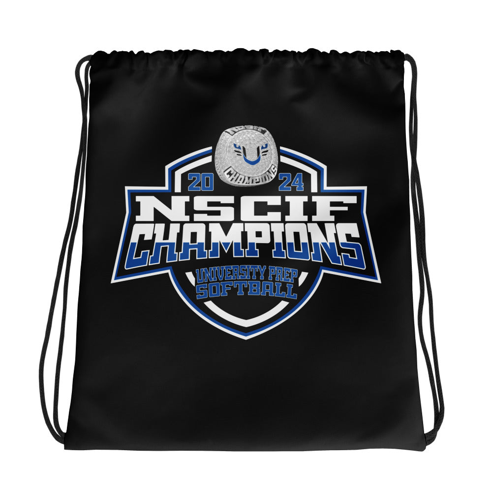 University Preparatory School Softball - Women's 2024 Drawstring bag