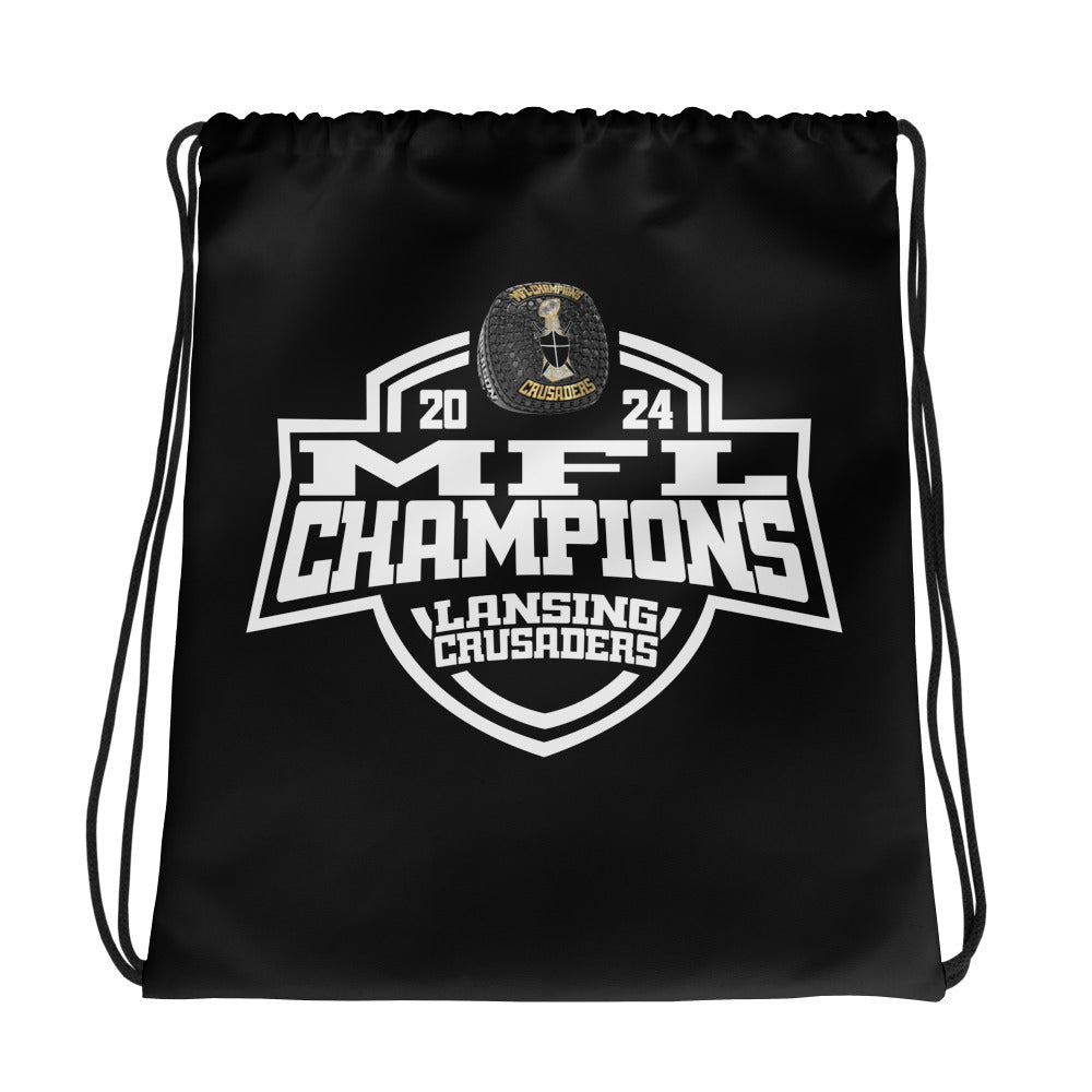 Lansing Crusaders Football 2024 Drawstring bag