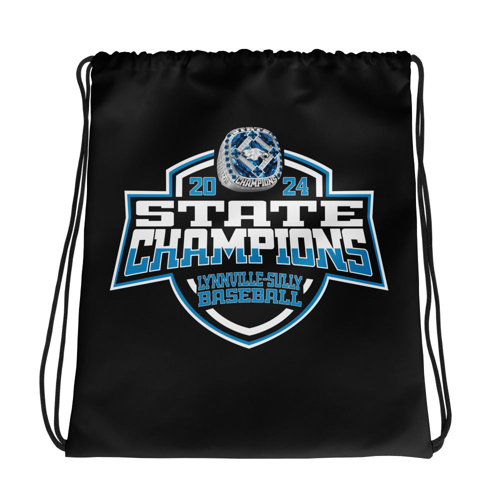 Lynnville-Sully High School Baseball 2024 Drawstring bag