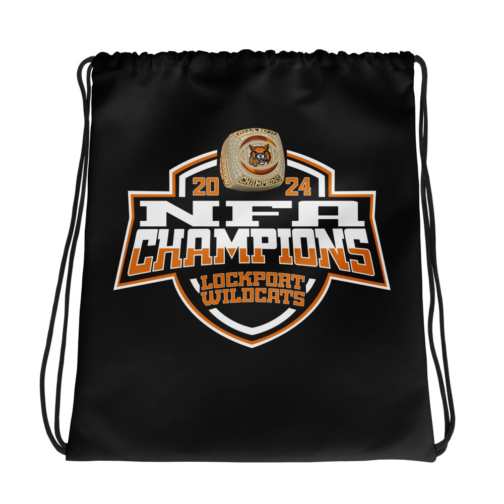 Lockport Wildcats Football 2024 Drawstring bag