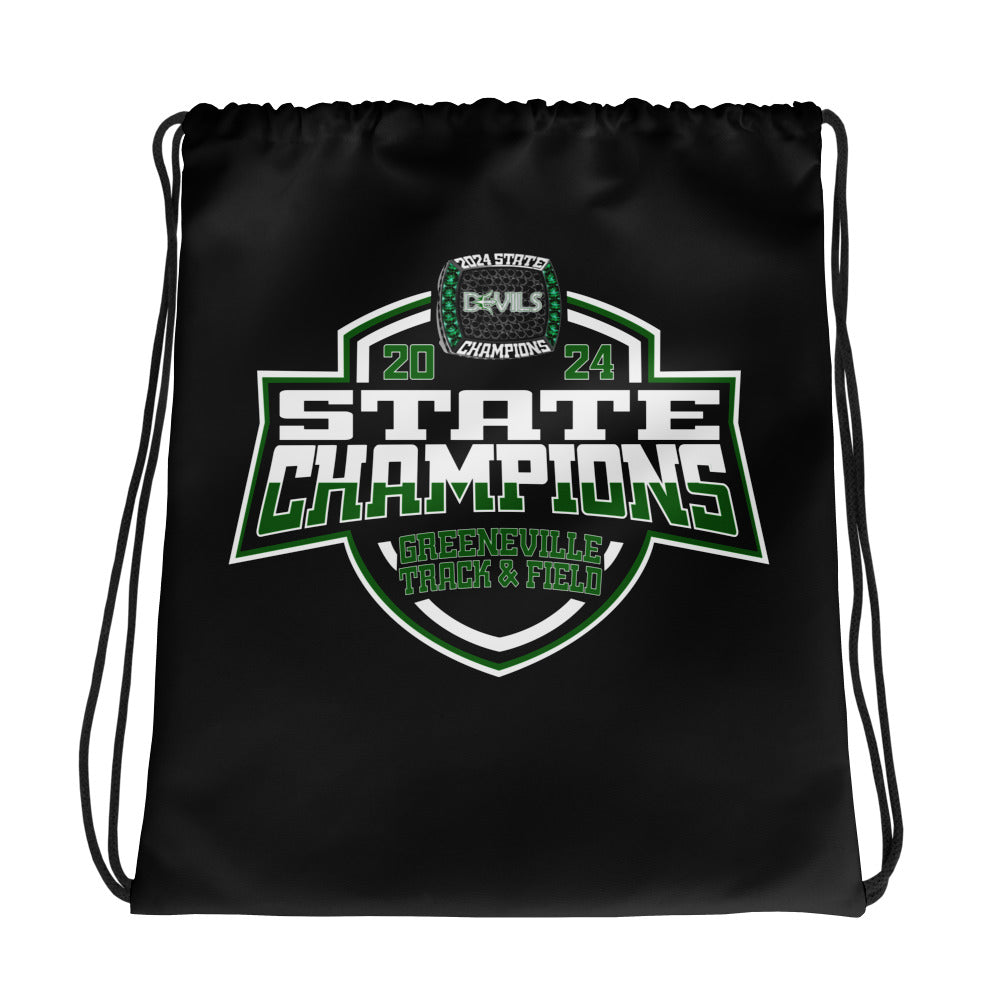 Greeneville High School Track &amp; Field -Coed 2024 Drawstring bag