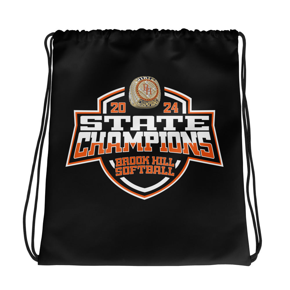 The Brook Hill School Softball - Women's 2024 Drawstring bag