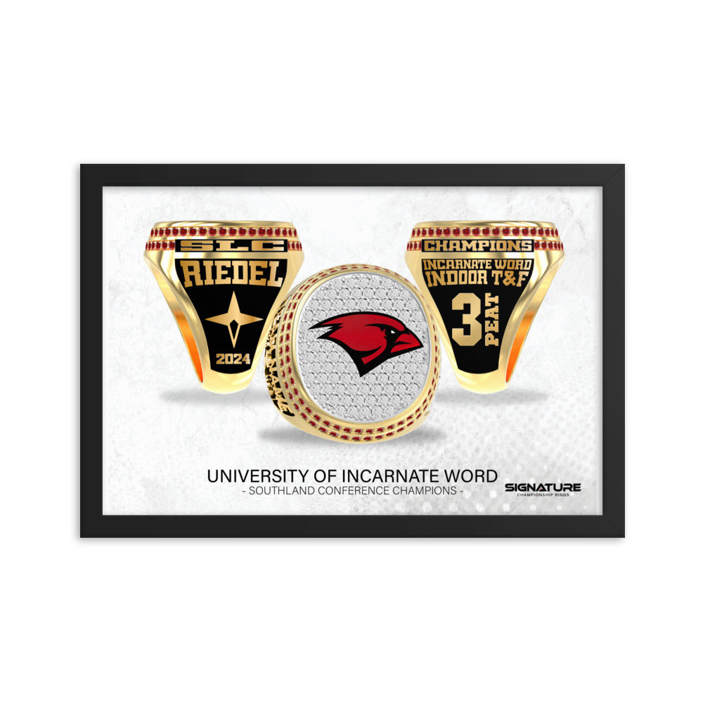 University of the Incarnate Word Track &amp; Field -Men's 2024 Framed poster