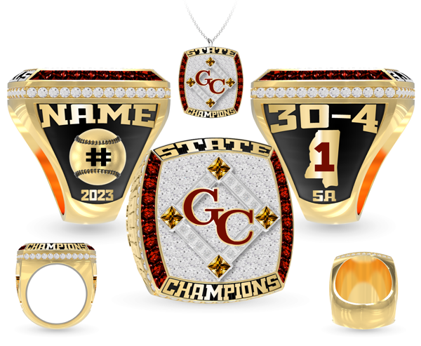 George County High School OSR Softball 2023 Championship Ring