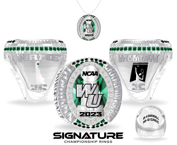 Wilmington University Tennis 2023 Championship Ring