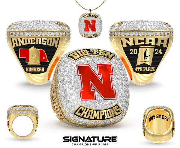 University of Nebraska-Lincoln Gymnastics -Men's 2024 Championship Ring