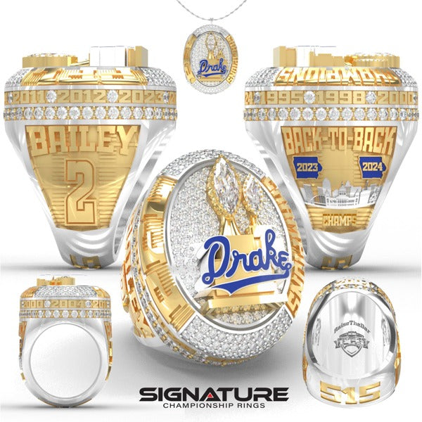 Drake University Football 2024 ## Championship Ring