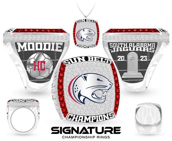 University of South Alabama Soccer -Women's 2023 Championship Ring
