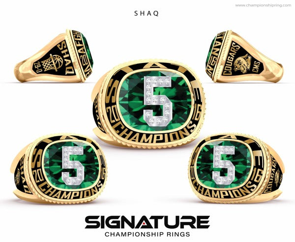 Cordova Middle School Basketball -Men's 2016 Championship Ring