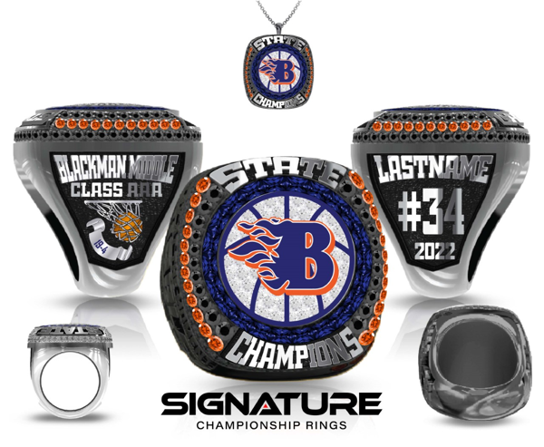 Blackman Middle School  Championship Ring