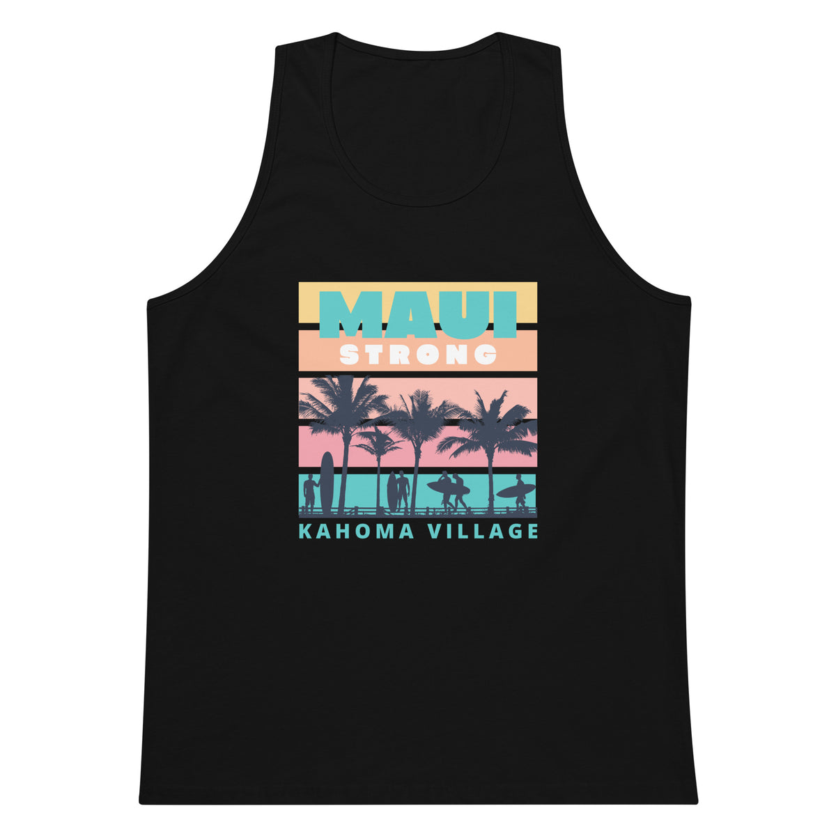Maui test 3 Men’s premium tank top