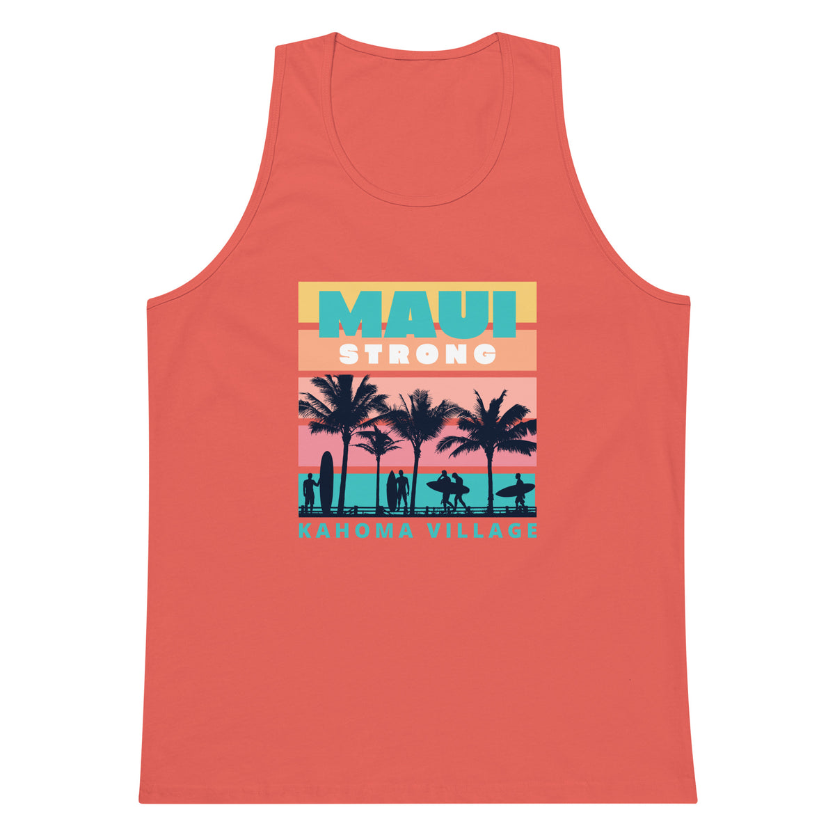 Maui test 3 Men’s premium tank top