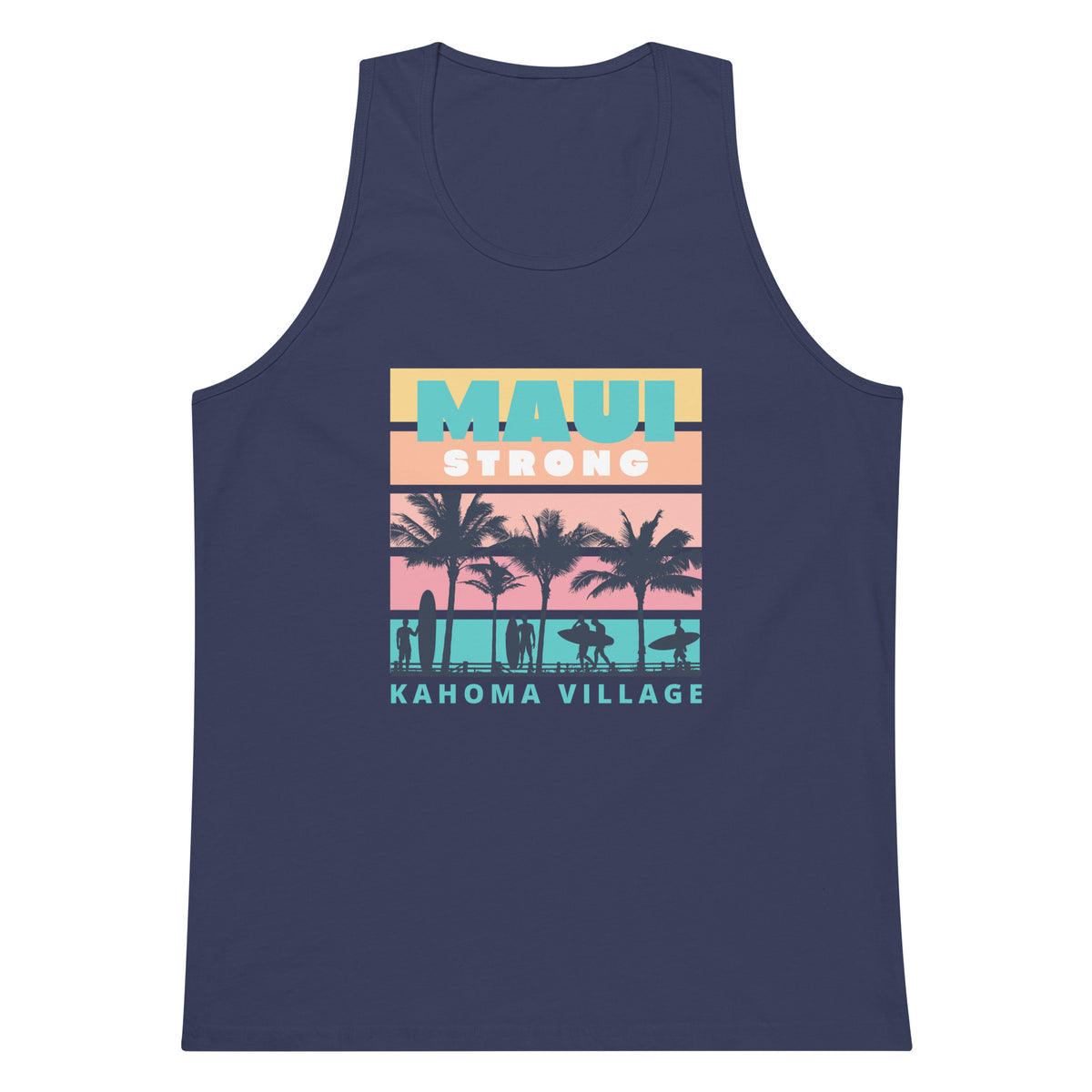 Maui test 3 Men’s premium tank top
