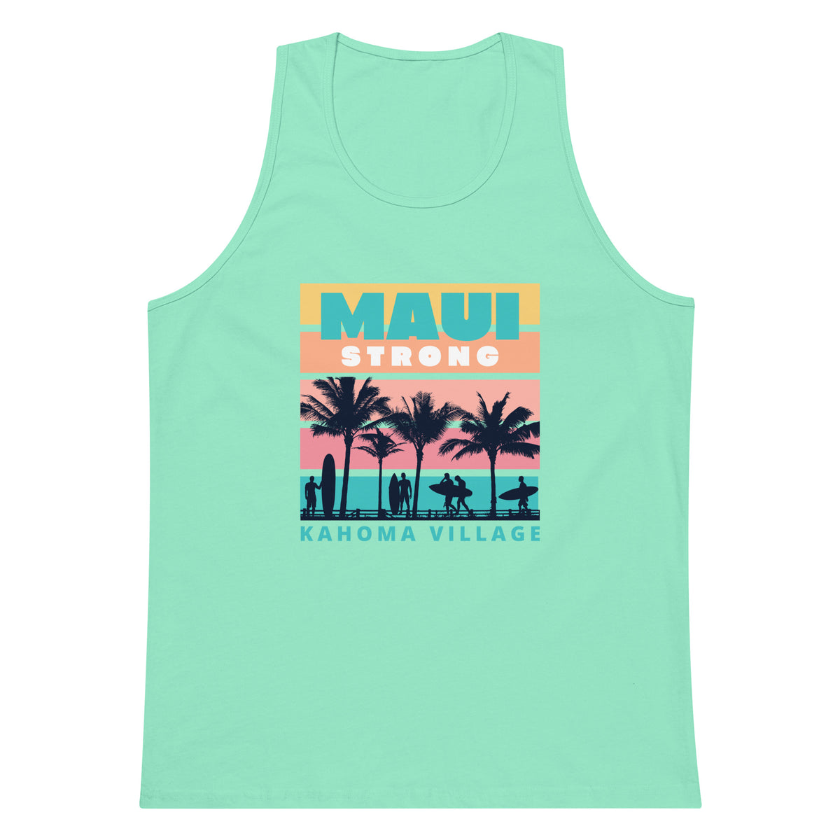 Maui test 3 Men’s premium tank top