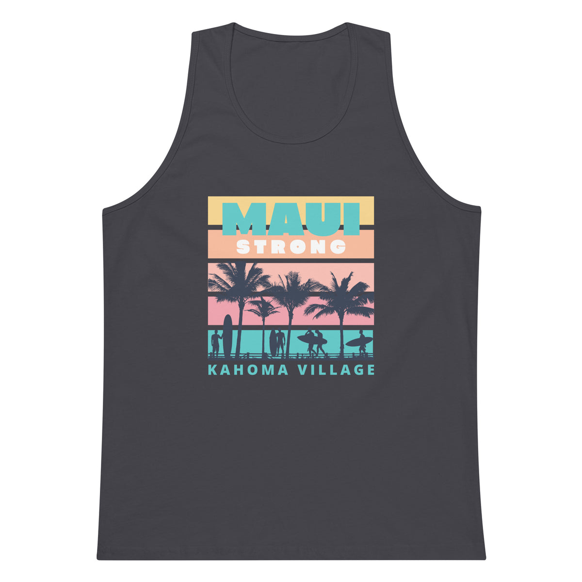 Maui test 3 Men’s premium tank top