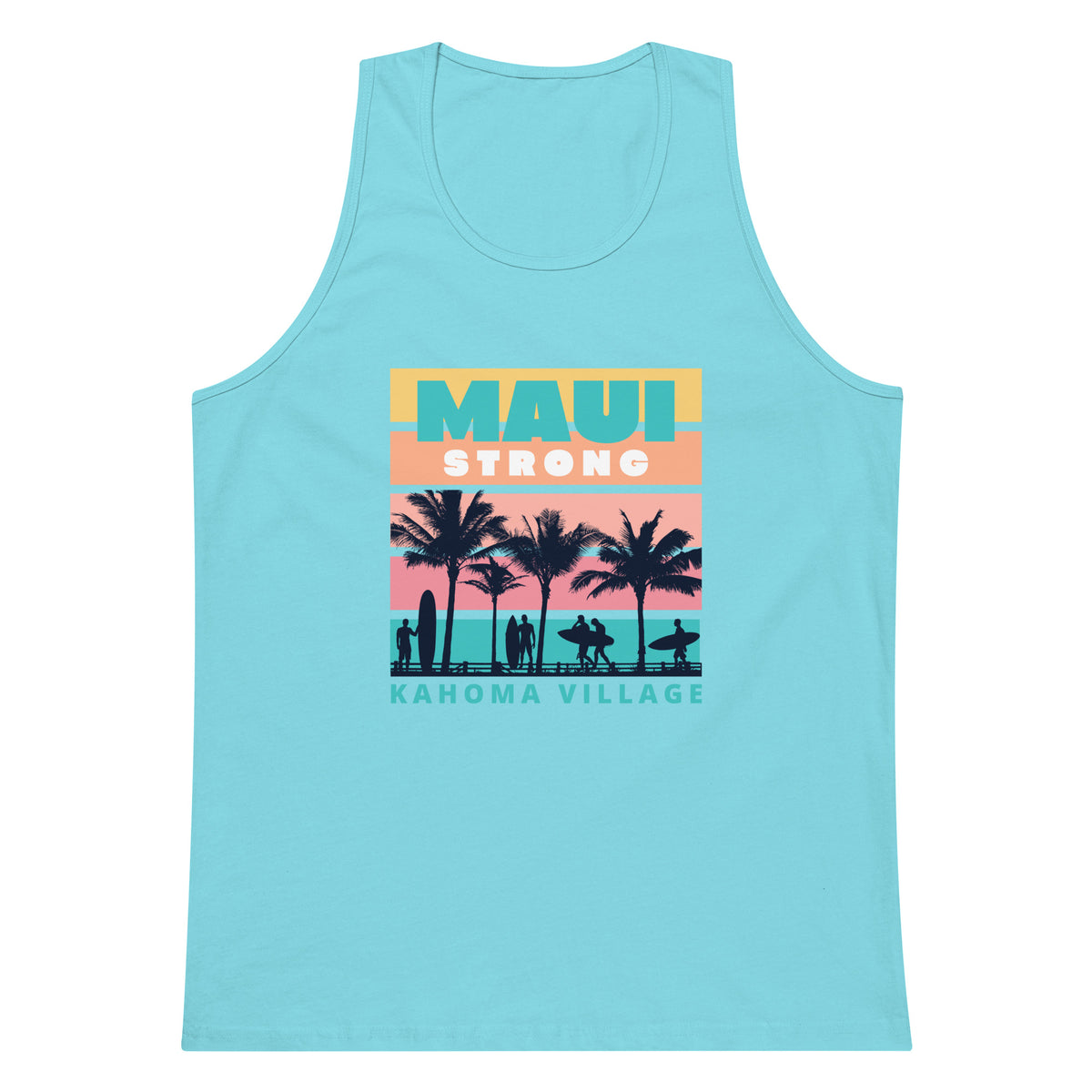 Maui test 3 Men’s premium tank top