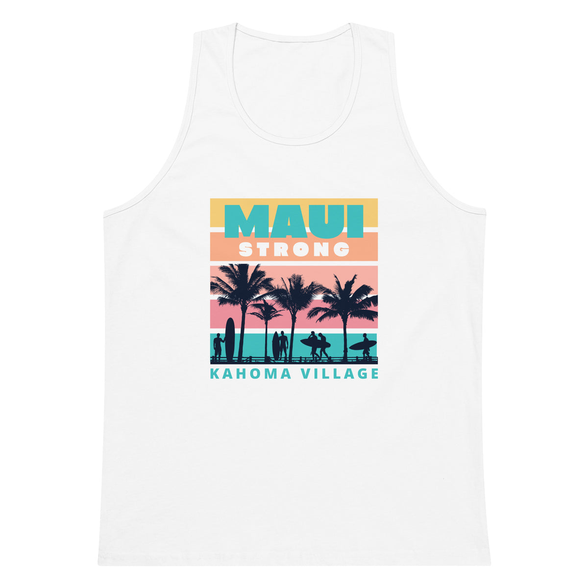 Maui test 3 Men’s premium tank top